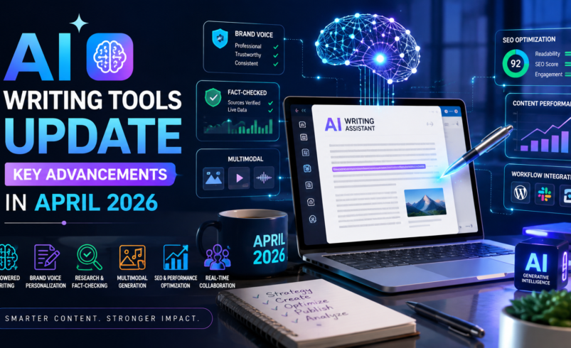 AI Writing Tools Update: Key Advancements in April 2026